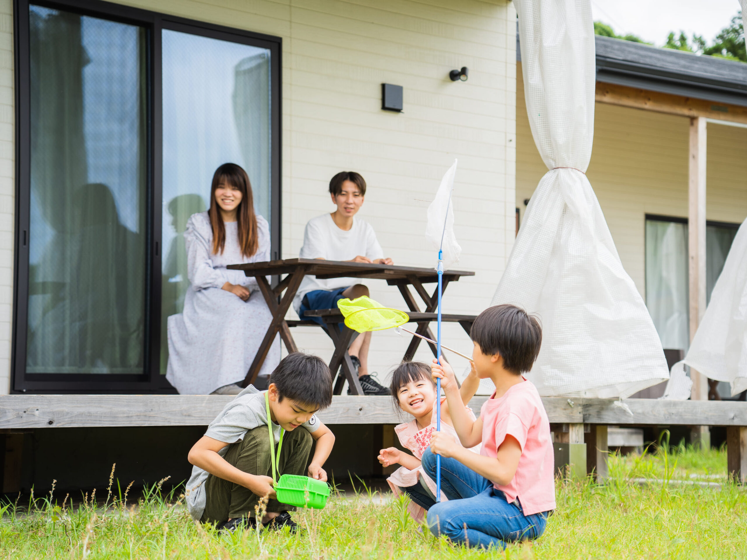 BUB RESORT長生のコテージ客室内観